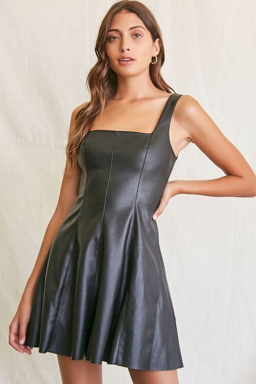 Faux Leather Mini Dress | Forever 21 (US)