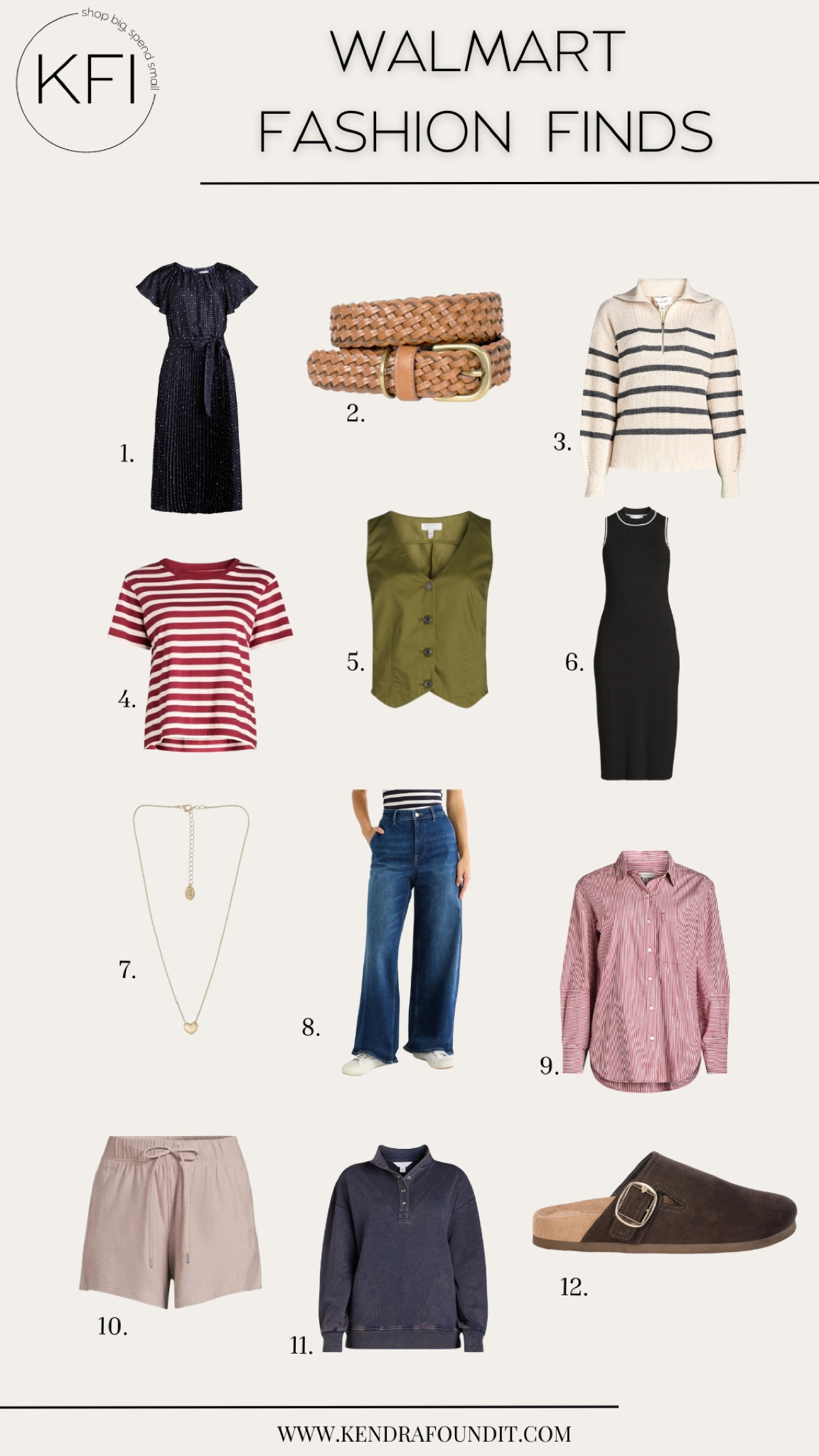 
#walmartpartner  Dressing on a budget does not have to be boring, so here are some Fall 2024 fashion ideas. 

Walmart has been crushing it lately in the clothing department, so I’ve rounded up some classic, minimalist outfits that also happen to be affordable. I’m predicting these $29 jeans are going to be THE “it jean” of the season. They are so flattering, and I’ve paired them with the perfect white boxy t-shirt, a striped dress shirt (it also comes in other colors!), and a button up vest (which also comes in other colors). I also found an “old money” knit dress and a pleated polkadot dress.

See? Fashion on a budget is TOTALLY possible! 👏🏻

#walmartfashion @walmartfashion

#LTKWorkwear #LTKStyleTip #LTKFindsUnder50