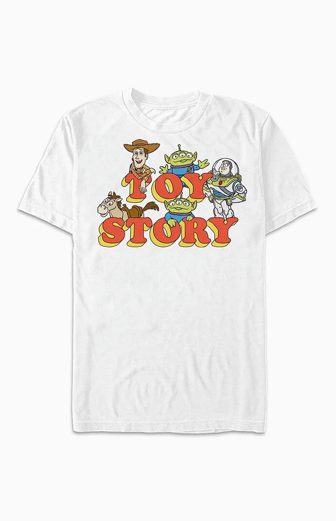 Men's Toy Story T-Shirt in White - Size Large | PacSun