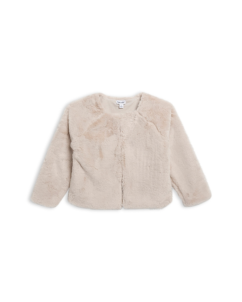 Splendid Girls' Faux Fur Fuzzy Jacket - Little Kid | Bloomingdale's (US)