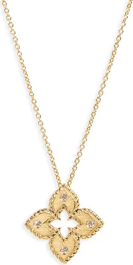 Roberto Coin Venetian Princess Diamond Pendant Necklace | Nordstrom | Nordstrom