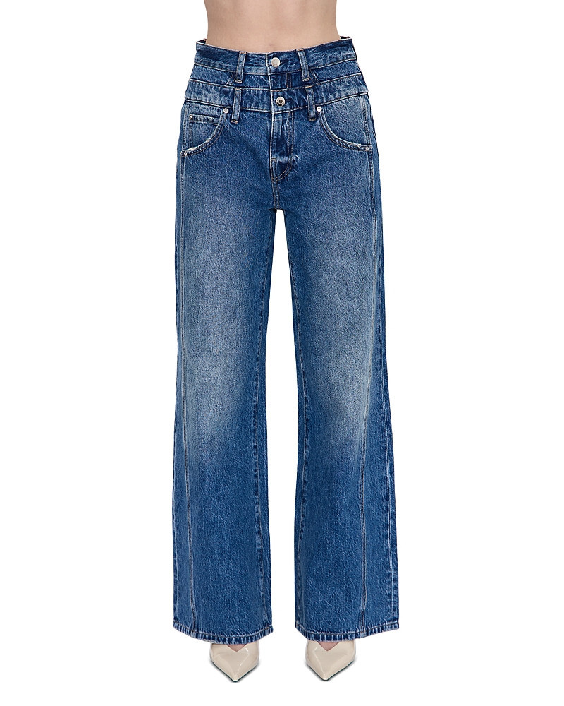Pistola Caleb High Rise Relaxed Jeans in Echo | Bloomingdale's (US)