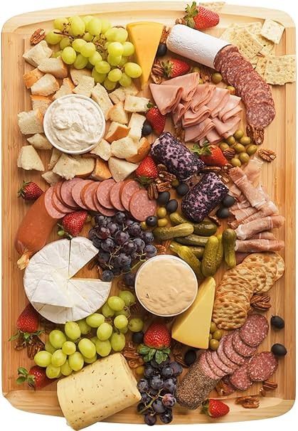 30 x 20 Bamboo Extra Large Cutting Board - Wooden Stove Top Cover Noodle Board - Meat Cutting Boa... | Amazon (US)