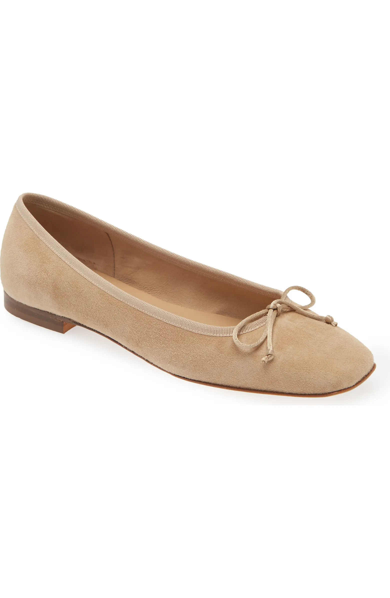 ANN MASHBURN Square Toe Ballet Flat (Women) | Nordstrom | Nordstrom