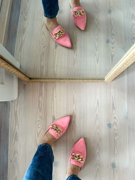 I am loving these pink mules for our winter into spring. They are so cute and totally perfection. They are true to size and you can grab them for 15% off with code Fancy15. 

#LTKfindsunder100 #LTKshoecrush #LTKstyletip