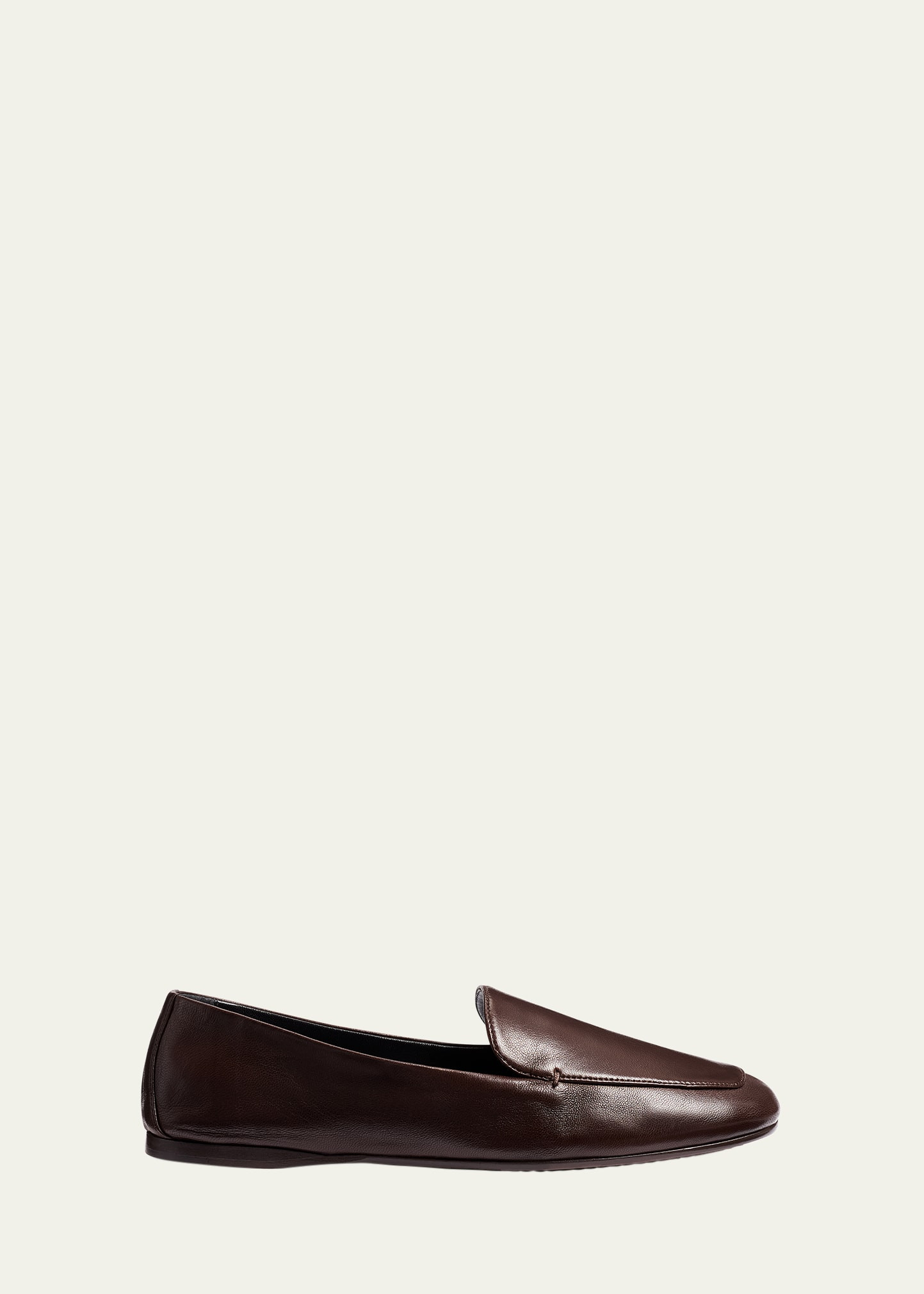 Khaite Monroe Leather Ballerina Loafers | Bergdorf Goodman