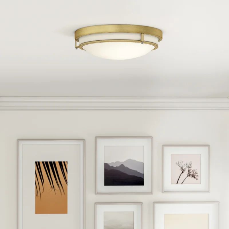 Cambron 2 - Light 13" Simple Bowl Flush Mount | Wayfair North America