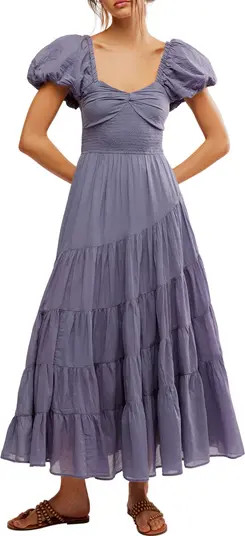 Sundrenched Smocked Puff Sleeve Maxi Dress | Nordstrom