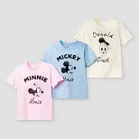 Toddler 3pk Mickey Mouse & Friends Short Sleeve T-Shirt | Target