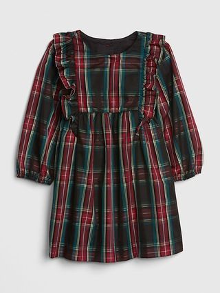 Toddler Plaid Ruffle Dress | Gap (US)