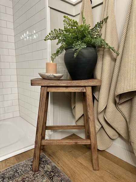 🍃Amazon Vintage Inspired Stool. Follow @farmtotablecreations on Instagram for more inspiration.

I found the best budget friendly, vintage inspired stool & it works so well here in our bathroom space.🙌🏼

If you’ve been on the hunt for one but don’t want the hefty price tag, this is for you! With its wire-brush finish, it’s the perfect accent piece for your home.

Amazon | Amazon Home Finds | Loloi Rugs | Bathroom Decor | Bathroom Storage | Amazon Must Haves | Bathroom Shelves | Home Decorating | Decor Ideas | Budget Friendly Decor | Home Inspiration  | Small Spaces | Bathroom Shelves | Small Bathroom Storage | Summer Decor | Summer Bathroom Decor | Affordable Decor | Amazon Bathroom Finds 

#LTKHome #LTKSaleAlert #LTKFindsUnder50