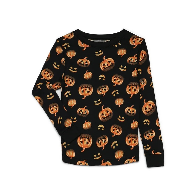 Halloween Boys Long Sleeve Top and Pants Tight Fit Sleep Set from Way to Celebrate, 2-Piece, Size... | Walmart (US)