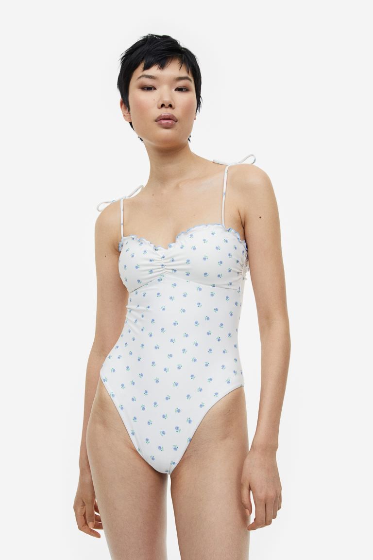 High Leg Swimsuit | H&M (US)