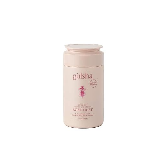 Gulsha Purifying Rose Dust Gentle Daily Cleanser and Exfoliator, 1.4 Fl Oz | Amazon (US)