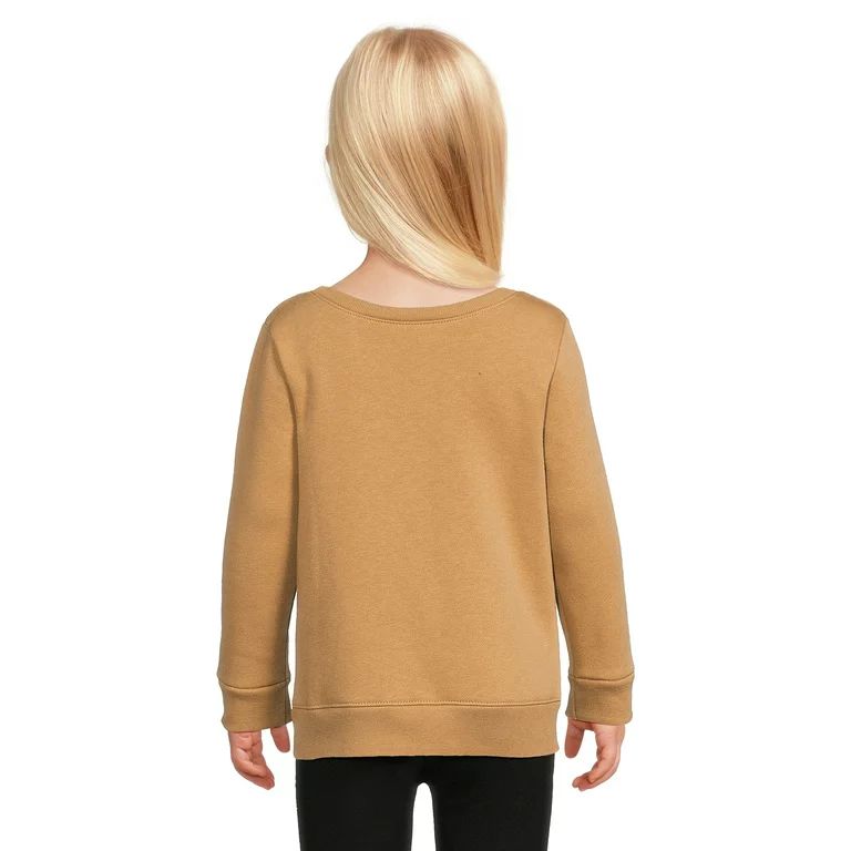 Garanimals Toddler Girl Long Sleeve Graphic Fleece Sweatshirt, Sizes 2T-5T | Walmart (US)
