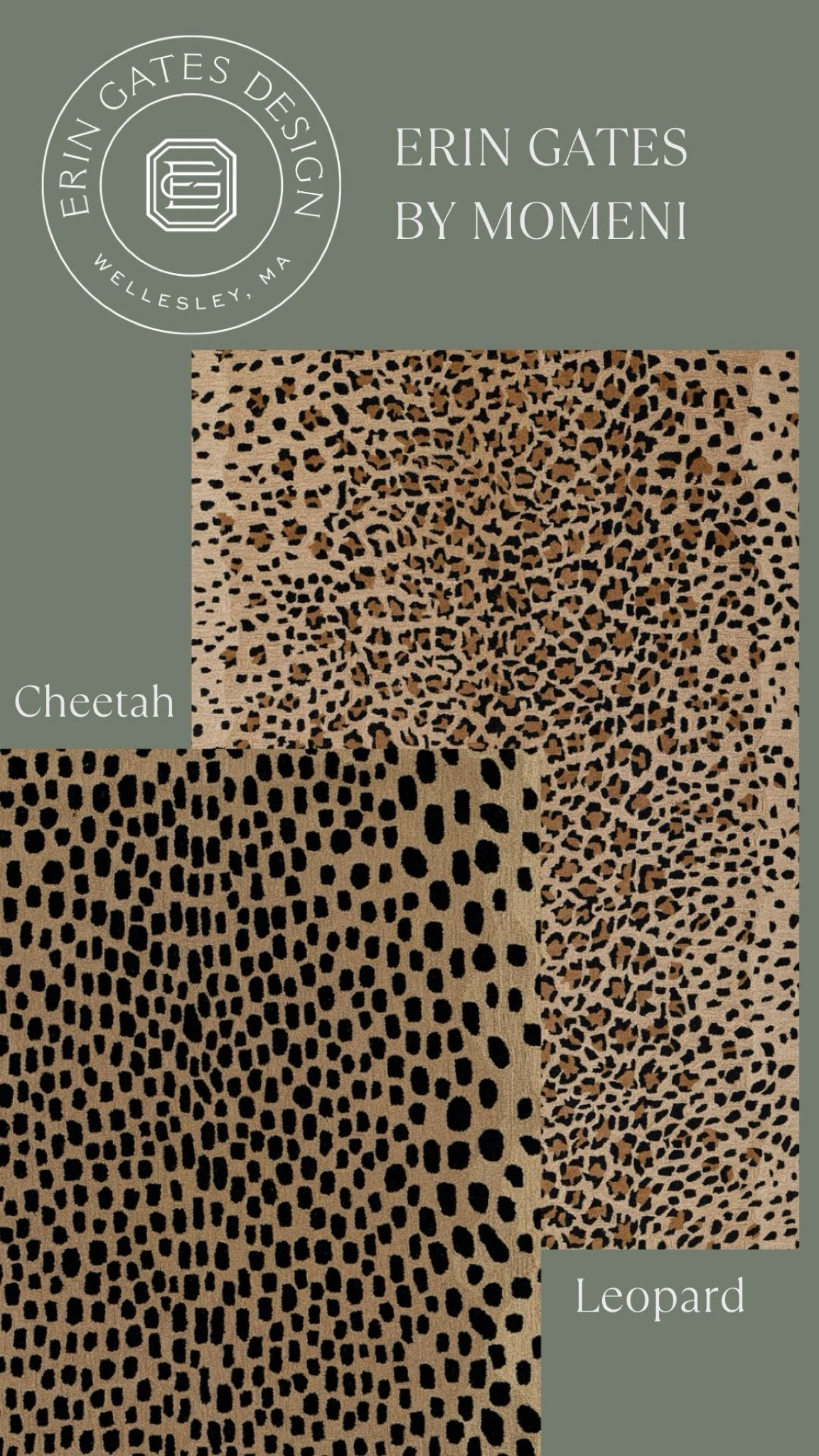 Animal print rugs by Erin Gates and Momeni 

#LTKhome