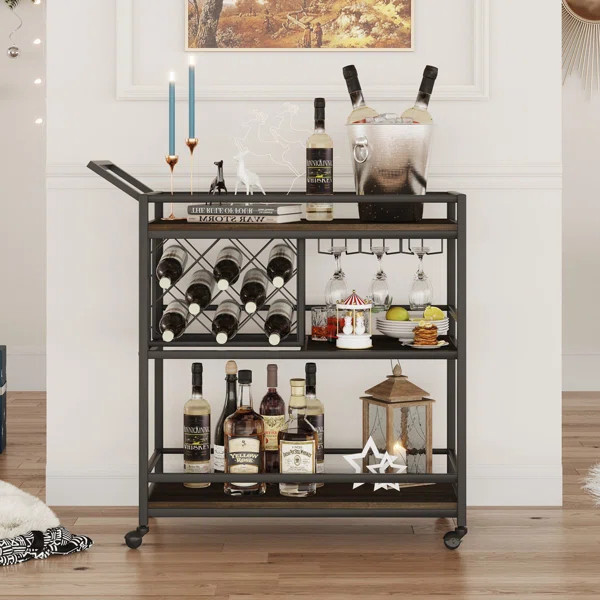 Guinna Metal Bar Cart | Wayfair North America
