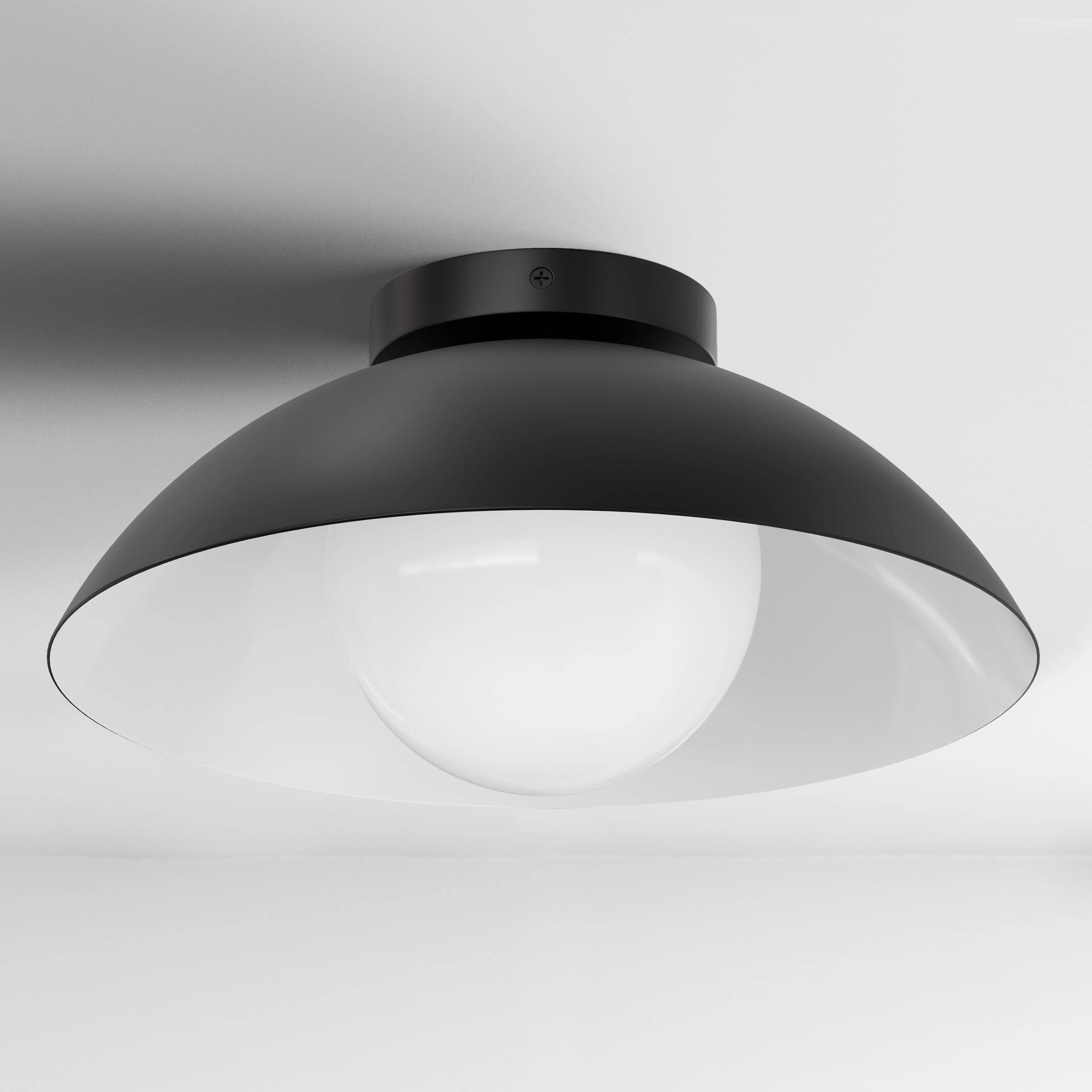 Gemma Flushmount Ceiling Light - Black | Article
