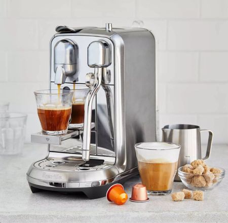 Our beloved nespresso. Steams milk & cleans with a press of  button. At home lattes & other yummy coffee drinks couldn’t be easier. Huge Black Friday/cyber week discount. 

#LTKGiftGuide #LTKhome #LTKCyberWeek