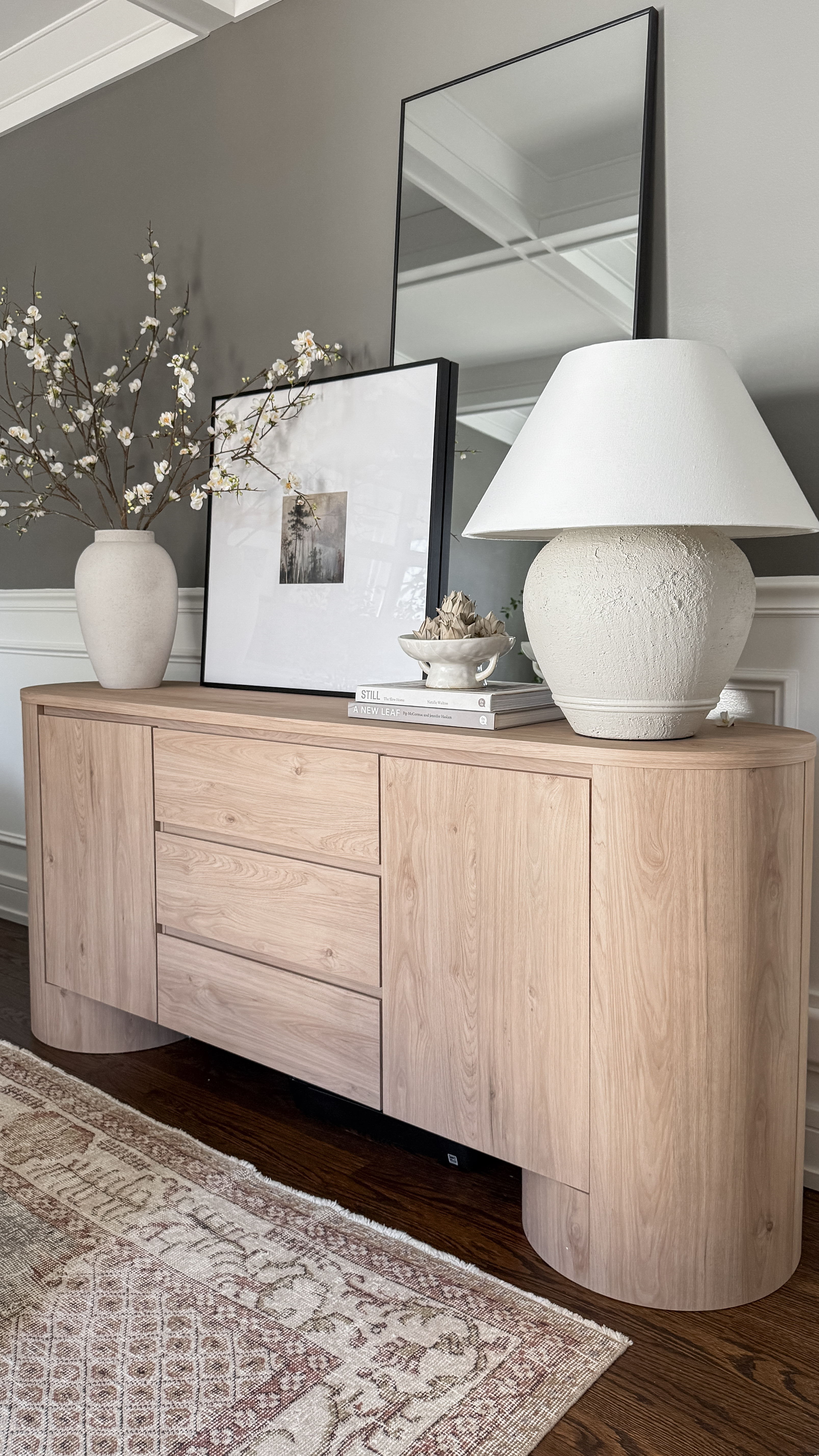 Loving this new sideboard - it’s a designer look for less that’s amazing quality and color 😍 couldn’t be happier with this purchase! 

#LTKHome #LTKStyleTip #LTKSaleAlert