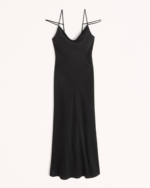 Women's Cowl Neck Slip Maxi Dress | Women's Dresses & Jumpsuits | Abercrombie.com | Abercrombie & Fitch (US)