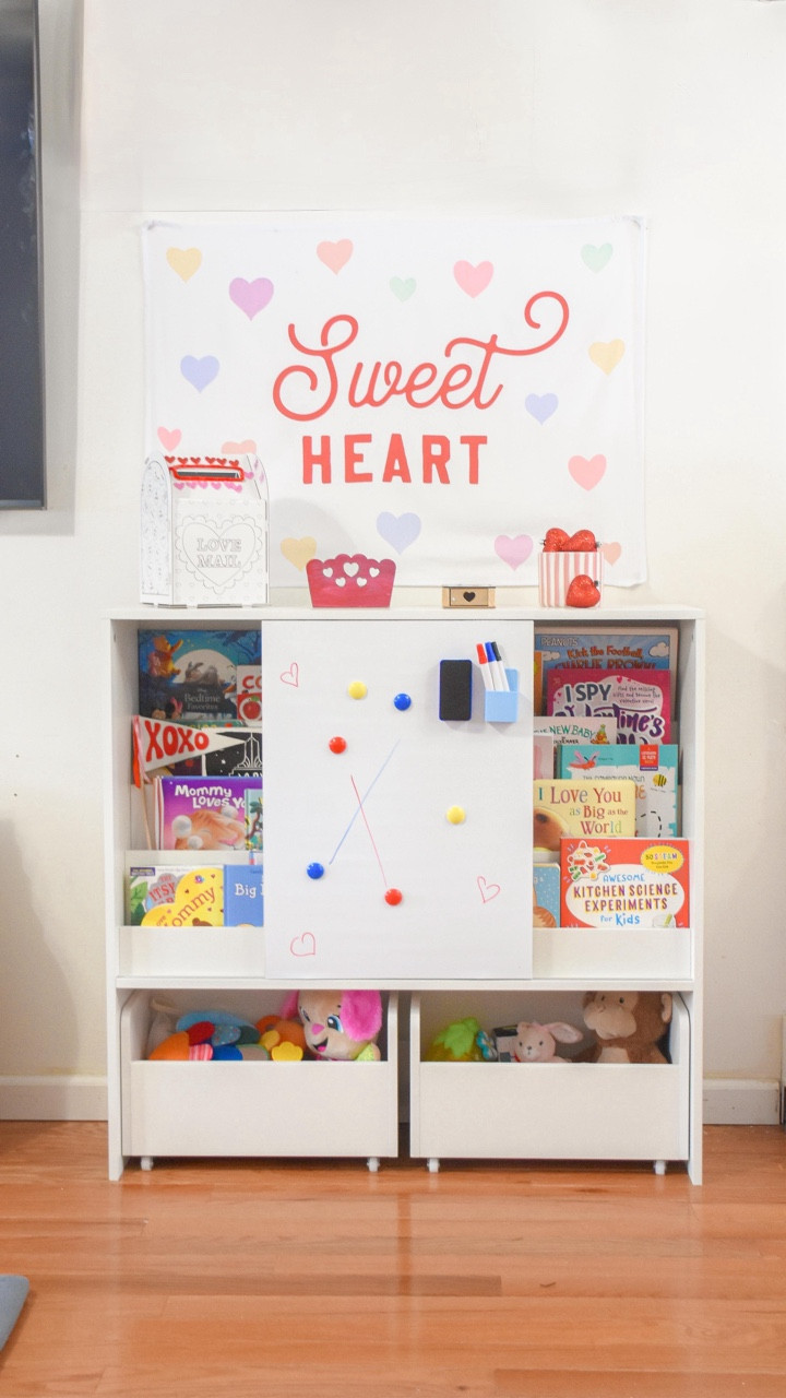 Once upon a shelf… ✨📚 calling this our imagination station 💭 I love that there’s space for Hunter and Willa’s collection of books to keep growing and that the drawers make it easy to just roll baby girl’s toys wherever we need them! 📖🧸 I had planned to put it downstairs but now I’m loving the easy access right in the middle of our upstairs chaos 🙃🥰 

I can’t wait to surprise them with seasonal books and little notes on the whiteboard .. maybe even a Disney countdown in the not so distant future 🐭🏰 it already feels like its own little bit of magic ✨

📚comment SHELF and I’ll DM you a link to shop #amazonhomefinds #kidsbookshelf #kidsstorage #playroomstorage