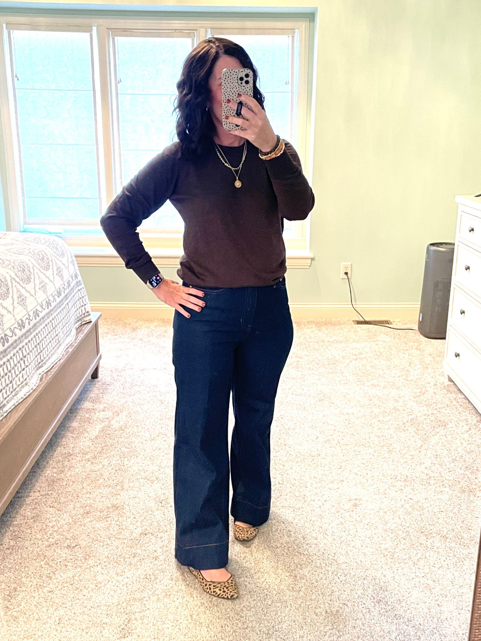 Loving chocolate brown right now!

Sweater: tts medium
Jeans: old


#LTKWorkwear #LTKSeasonal #LTKOver40