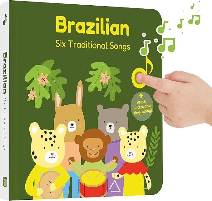 Cali's Books Brazilian Nursery Rhymes Book - Sound Books for Toddlers 1-3 Years Old - Interactive... | Amazon (US)