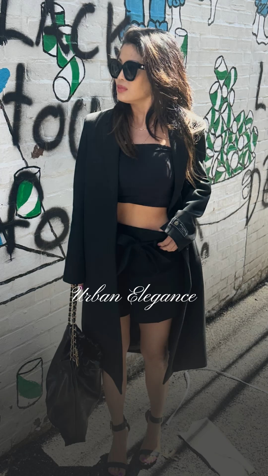 Strut into the spotlight with this fierce look! 💥 
This gorgeous outfit featuring a black crop top, high-waisted shorts, and a stylish long blazer is the perfect combo of edgy and elegant! 🖤✨ The midriff detail adds a flirty touch, while the sleek black stilettos elevate the entire vibe. Whether you're hitting the town or attending a chic event, this ensemble is sure to turn heads and boost your Remember, it’s not just about the outfit; it’s about how you wear it! Own your style, and let your personality shine through! 🌟

Ready to turn heads in your city? Let’s do this! 

{Entire lewk linked in #LTK in my bio!☝️}

#ChicAndStylish #BlackOnBlack #Aritzia #FashionInspo #FashionGoals #ChicStyle #ConfidenceIsKey

#LTKStyleTip #LTKWorkwear #LTKOver40