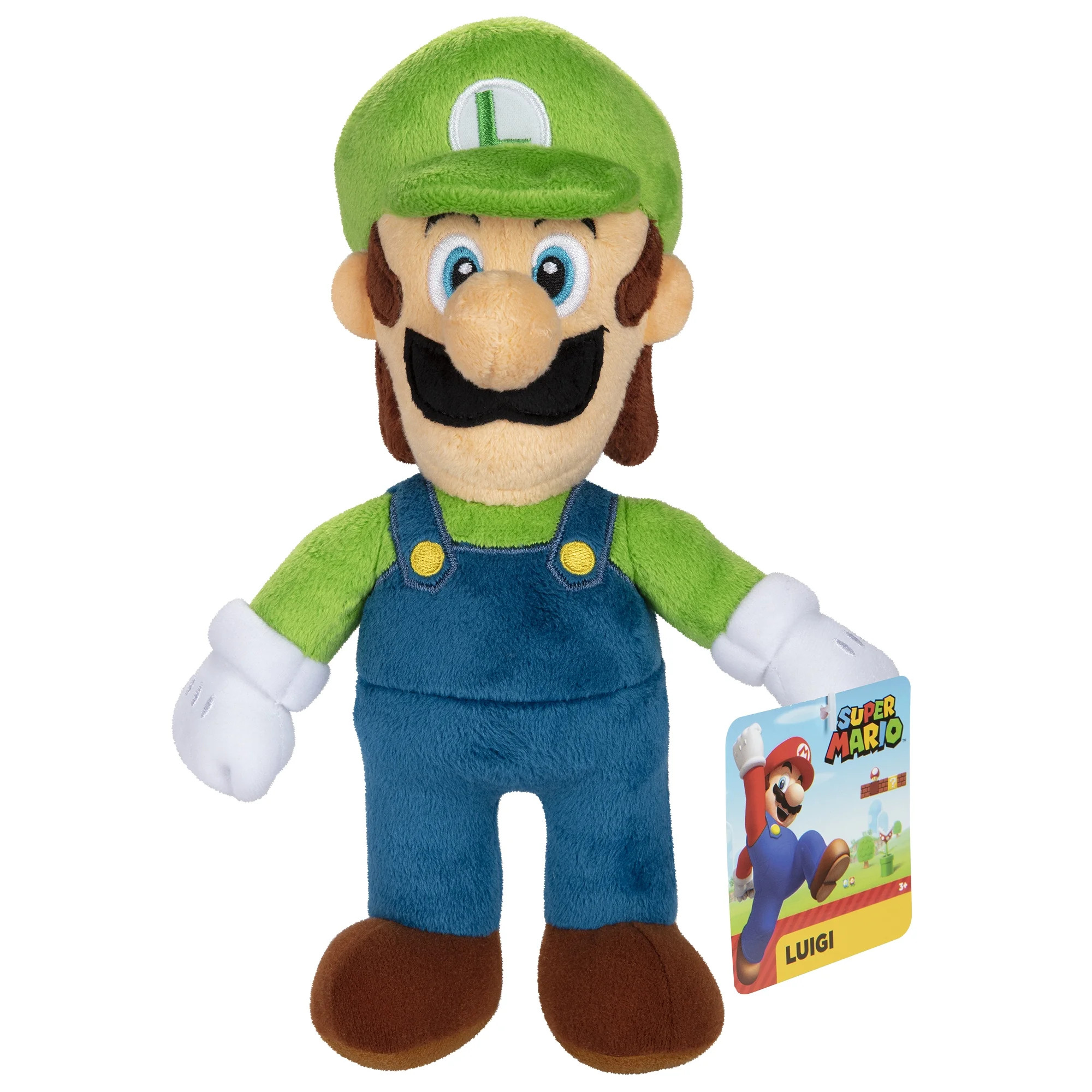 Nintendo Super Mario 9 inch Luigi Plush Toy Figure (Selections May Vary) | Walmart (US)
