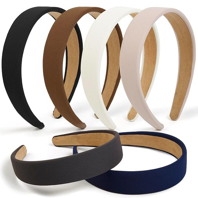 Headbands for Women Trendy Non Slip Headband for Girls Long Short Hair, Cute Ribbed Women Headban... | Amazon (US)