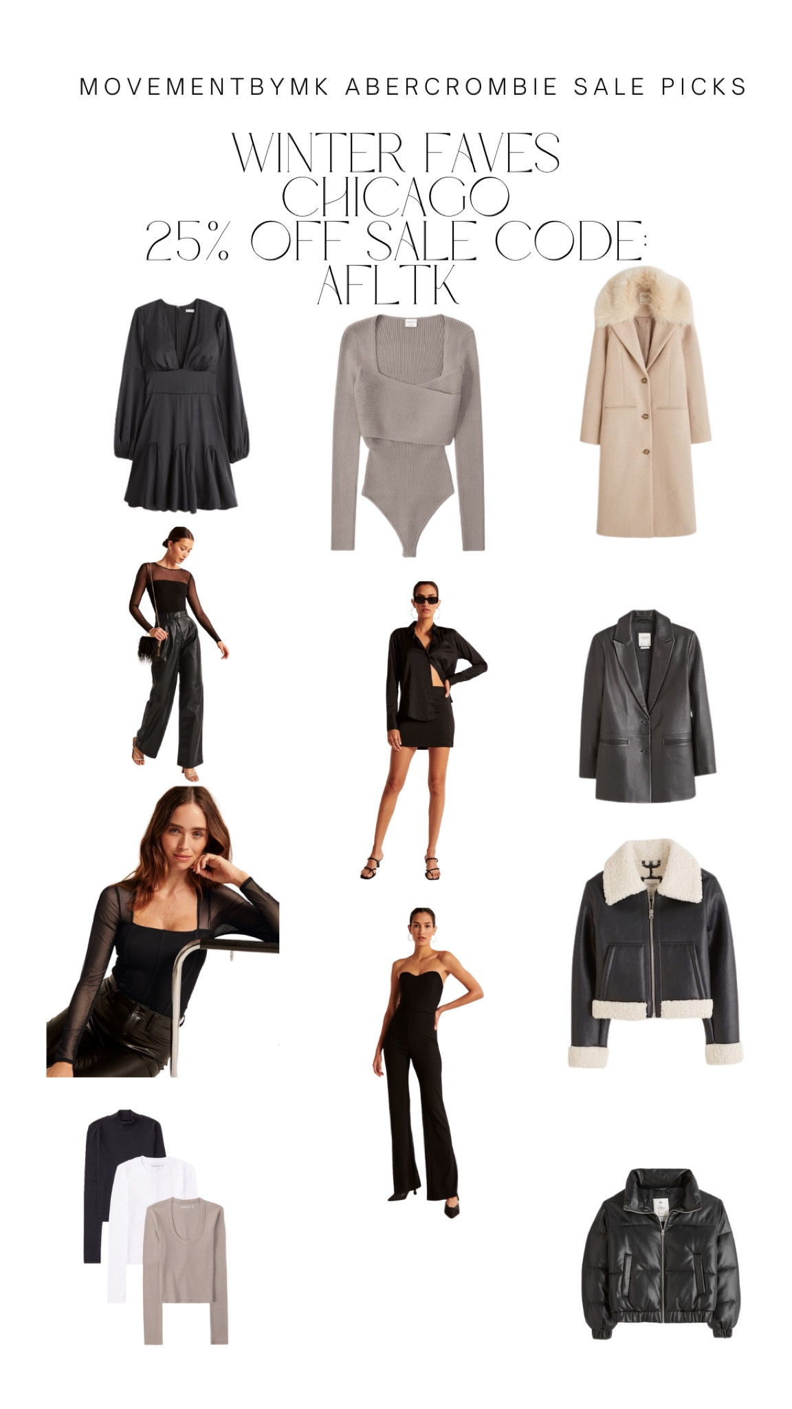 Abercrombie LTK exclusive sale - 25% off. Promo code: AFLTK

#LTKHoliday #LTKSeasonal #LTKxAF