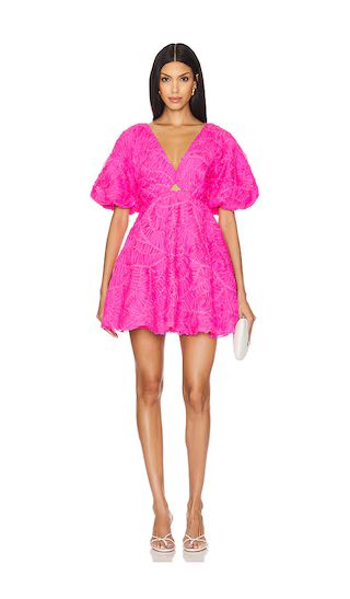 Florential Mini Swing Dress in Azalea Pink | Revolve Clothing (Global)