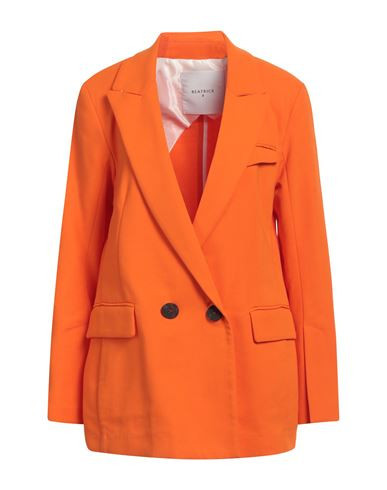 Beatrice .b Woman Blazer Orange Size 2 Cotton | YOOX (US)