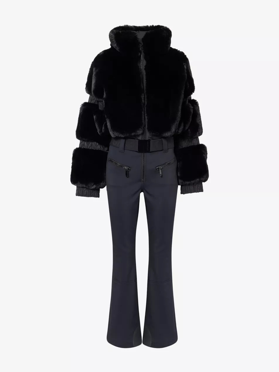Lieke Faux-Fur Stretch-Woven Ski Suit | Selfridges
