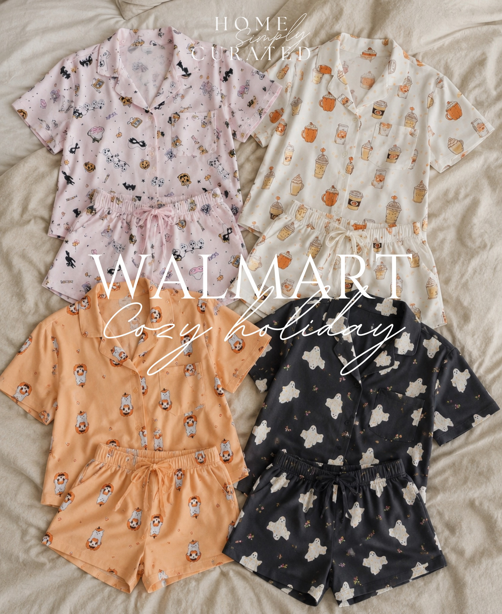 New seasonal pjs from Walmart! Under $17 & so cute! ✨  🎃

#LTKSeasonal