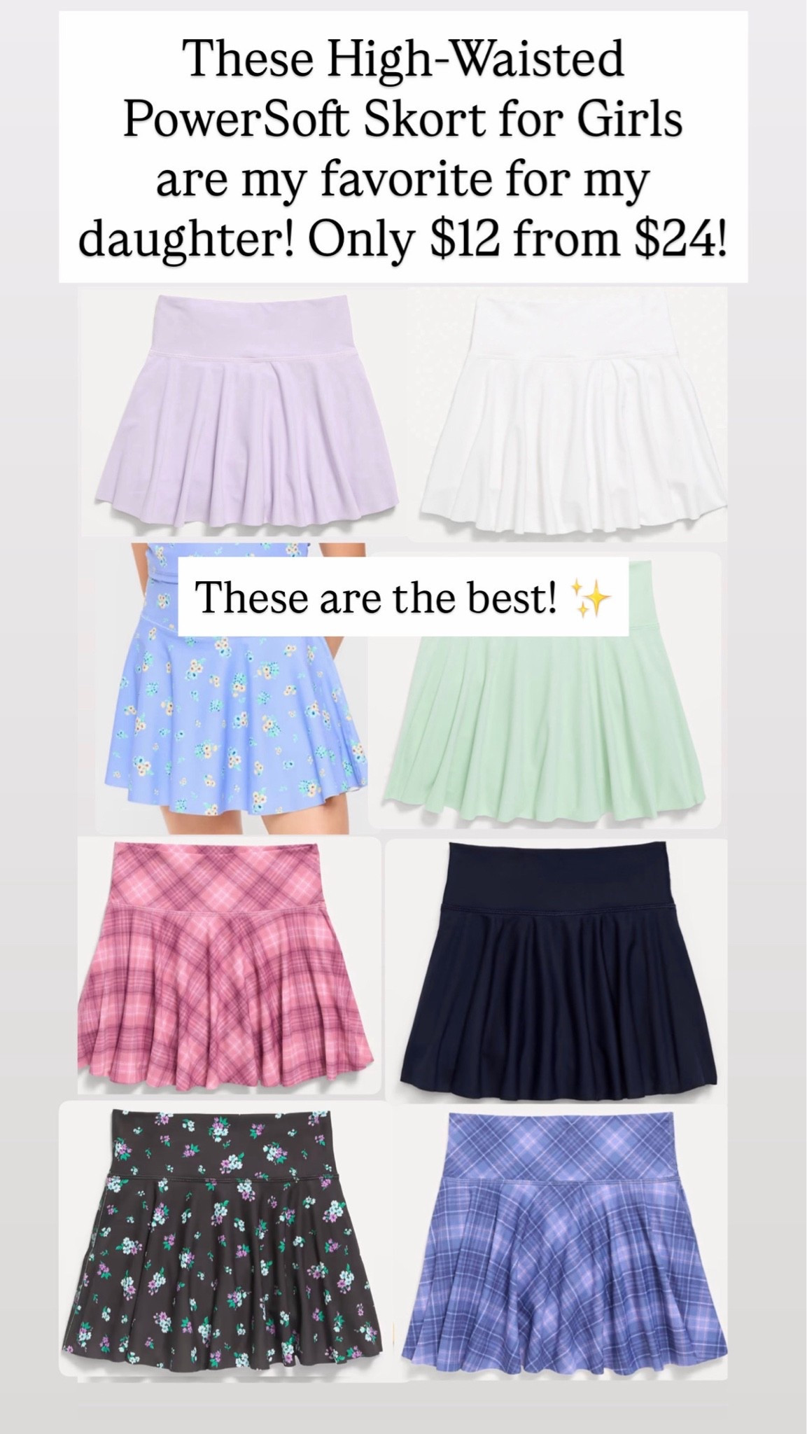 High-Waisted PowerSoft Skort for Girls are $12 from $24!!

#LTKSaleAlert #LTKKids