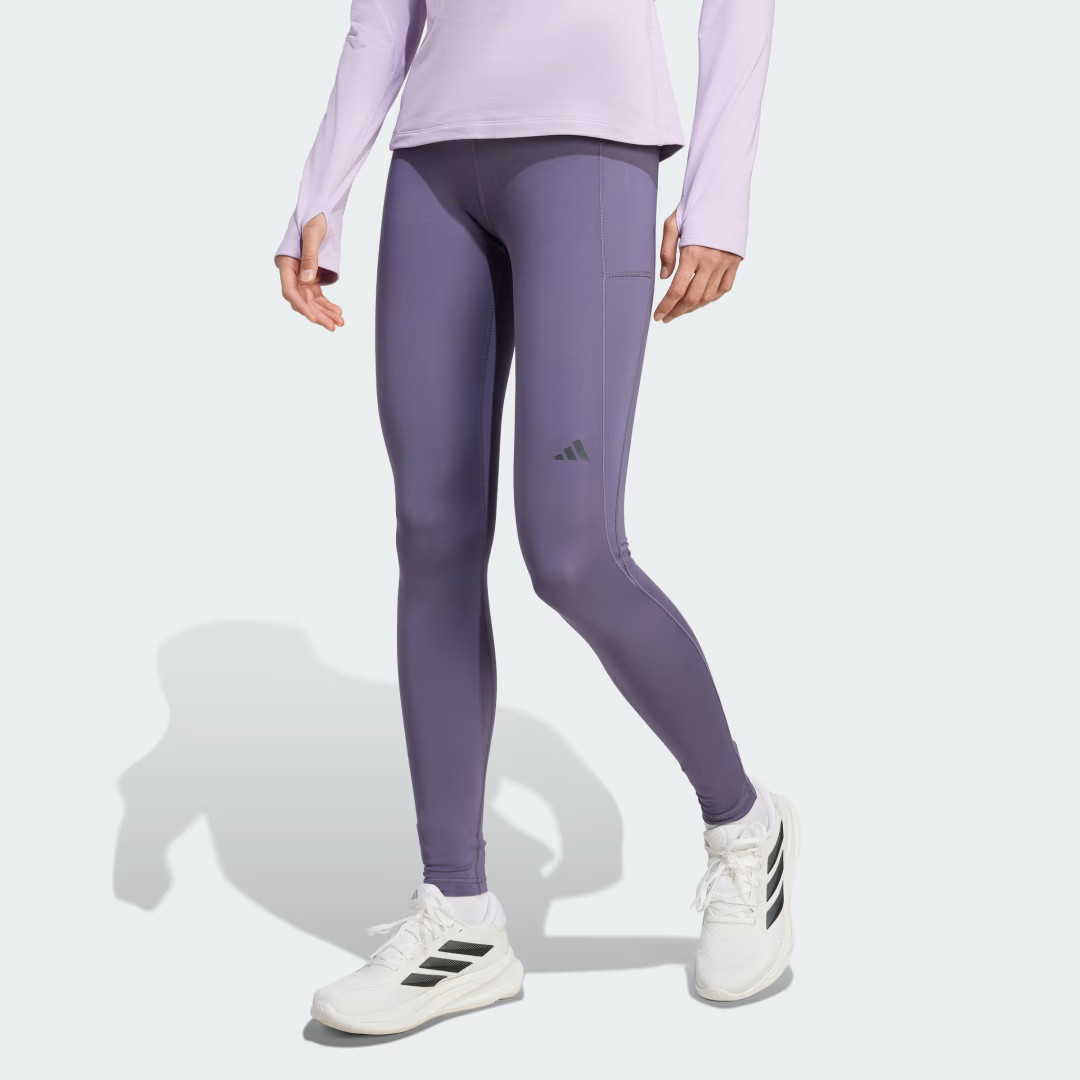 adidas Own the Run Full-Length Leggings Preloved Violet L - Womens Running Pants | adidas (US)