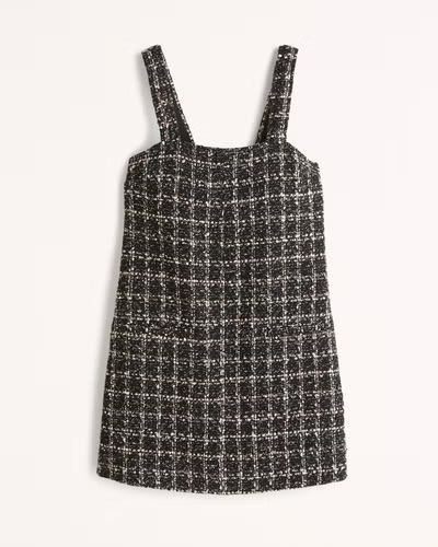 Women's Tweed Shift Mini Dress | Women's Dresses & Jumpsuits | Abercrombie.com | Abercrombie & Fitch (US)