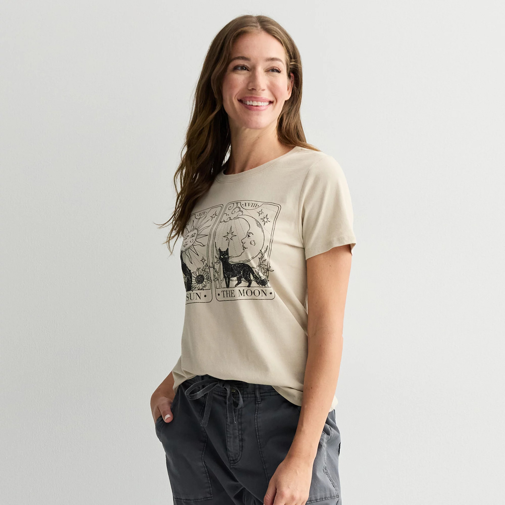 Women's The Sun The Moon Graphic Tee | Kohl's