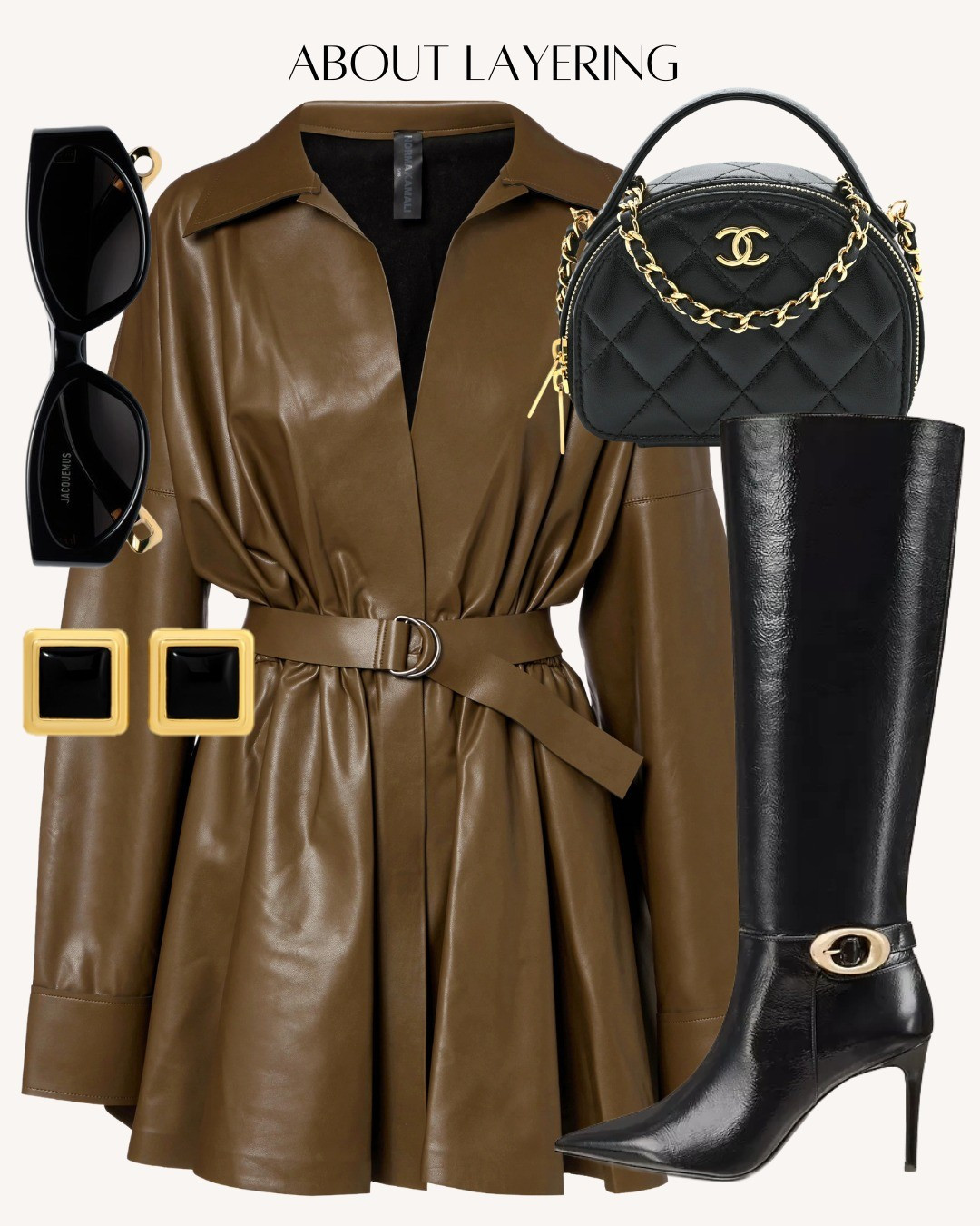 One strong texture is all you need.Polished leather instantly sharpens the look.

#LTKootd #LTKgrwm #LTKSaleAlert