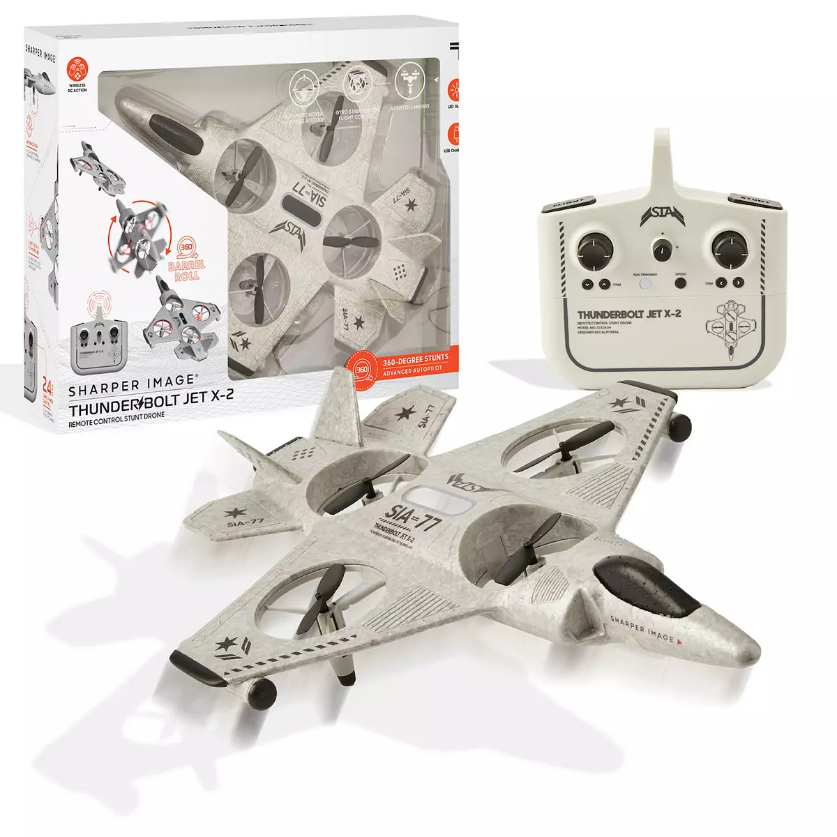 Sharper Image Drone Thunderbolt Jet X2 Drone | Kohl's