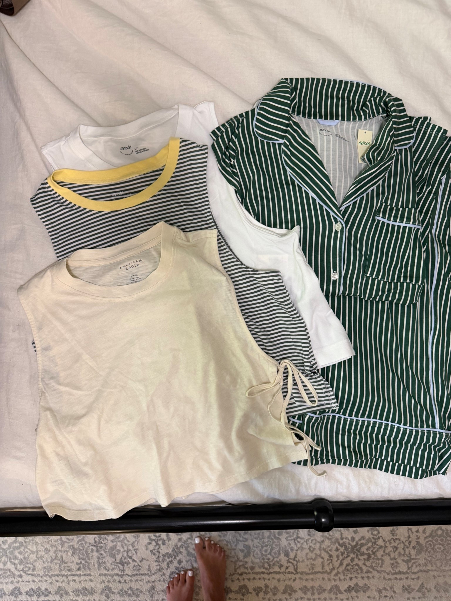 My latest Aerie + American Eagle haul, all things summer closet staples, soft + stripes 

#LTKSeasonal #LTKootd #LTKxAerie