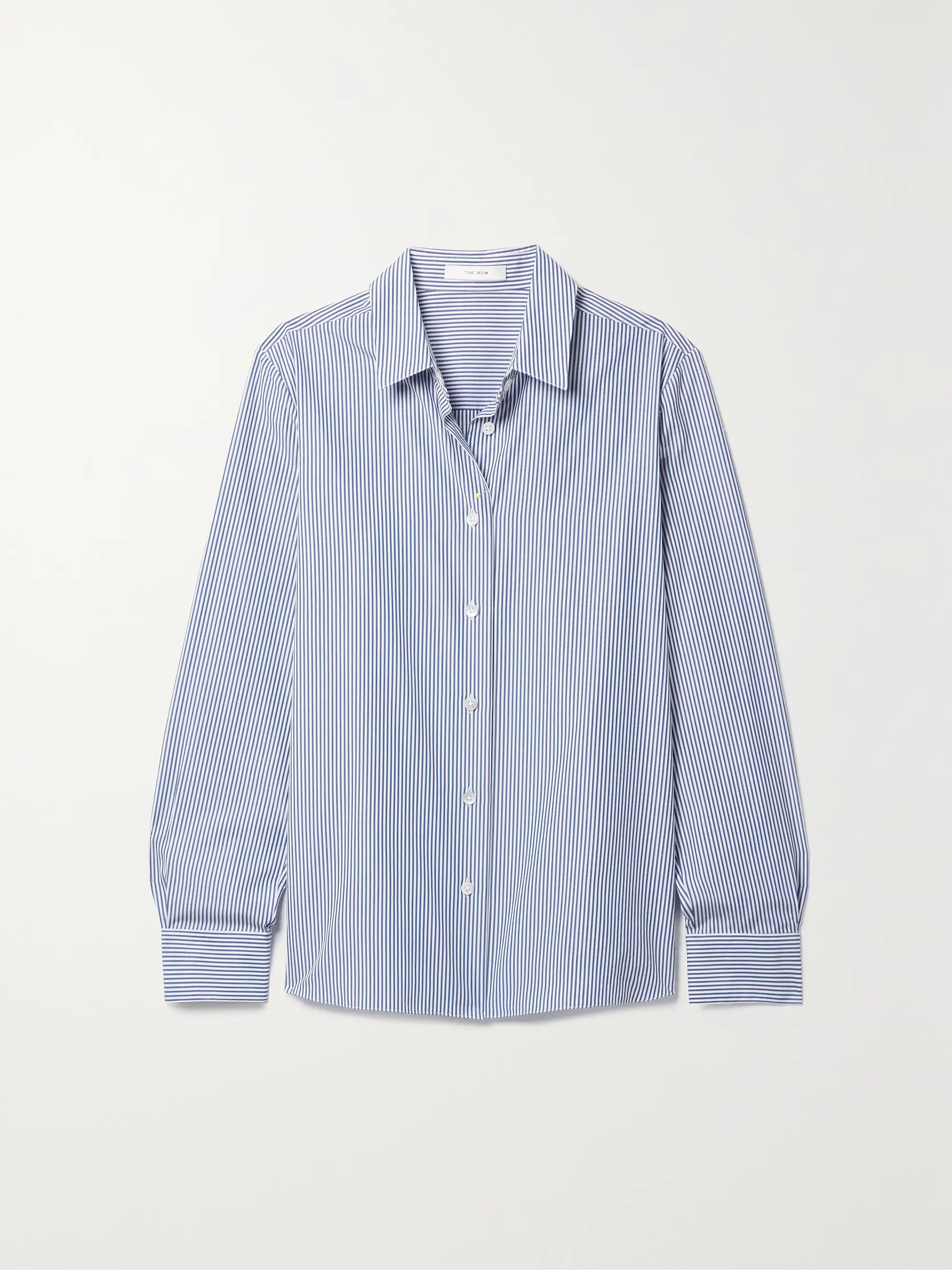 Sadie striped cotton-poplin shirt | NET-A-PORTER (US)