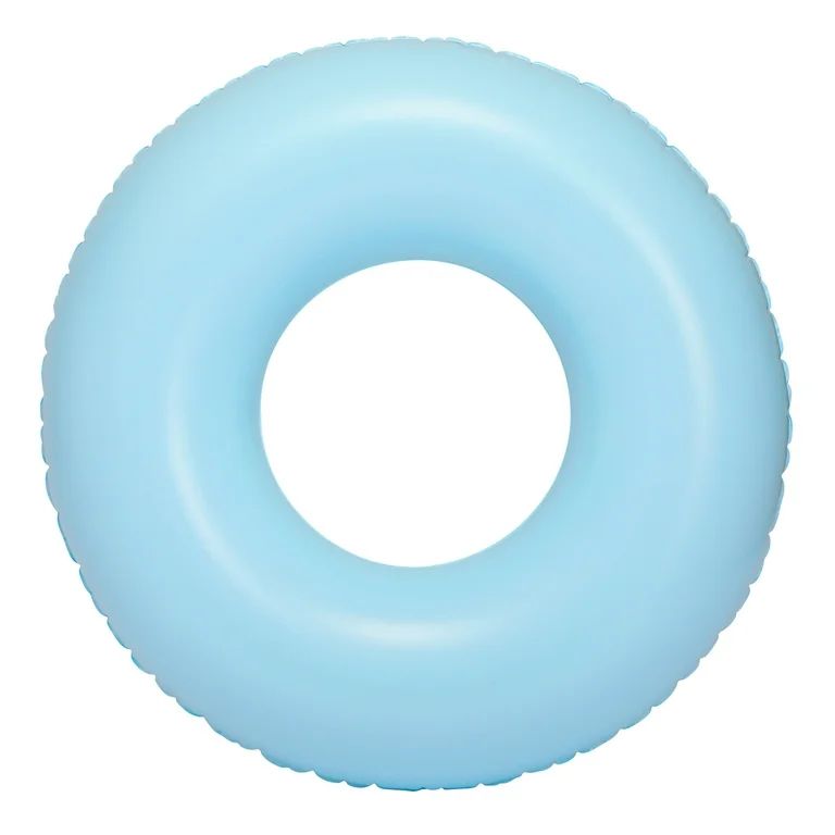 Bluescape Blue Tropical Inflatable Swim Tube Pool Float, for Kids & Adults, Age 9 & up, Unisex | Walmart (US)