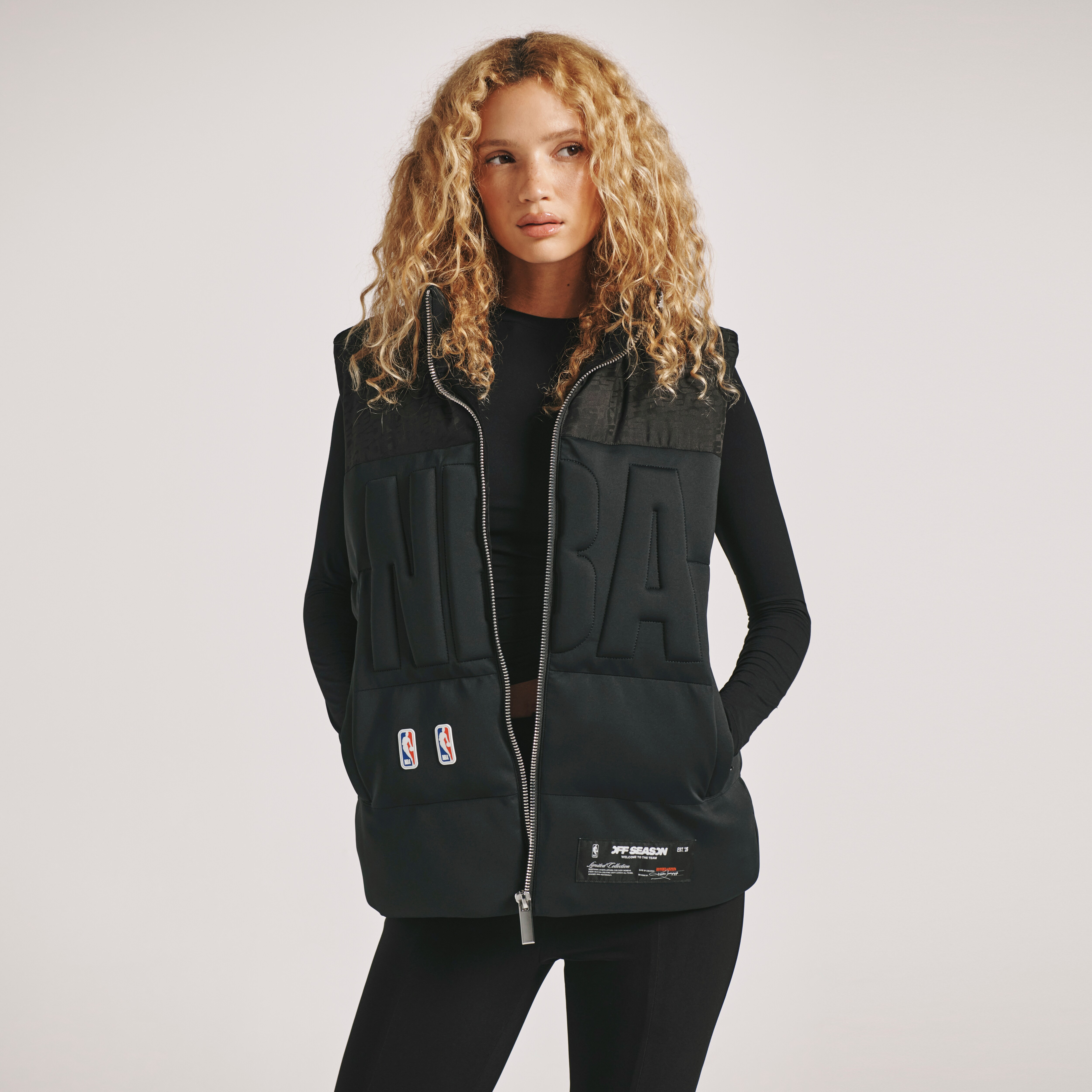 Off Season x NBA Unisex League Puffer Vest - Black | Fanatics