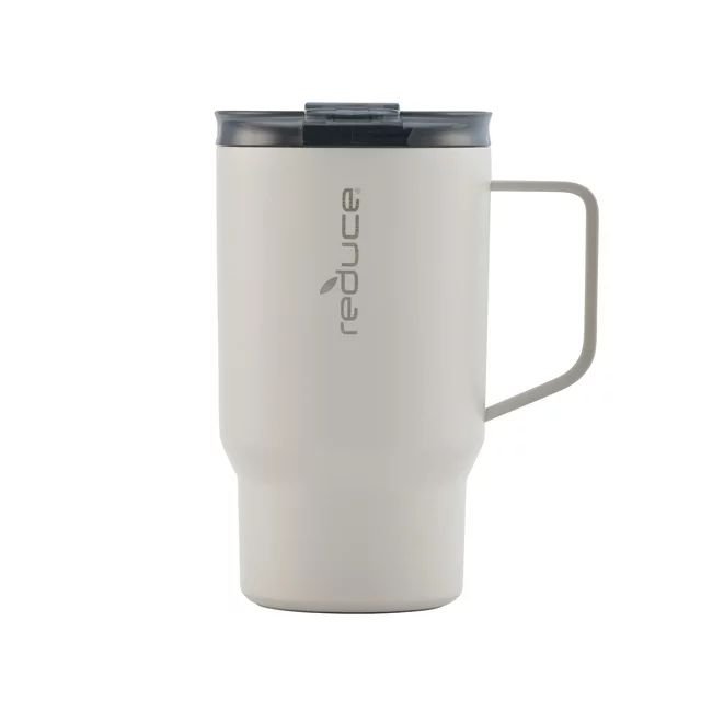 Reduce Vacuum Insulated Stainless Steel Hot1 Mug with Lid and Handle, Linen, 18 oz. | Walmart (US)