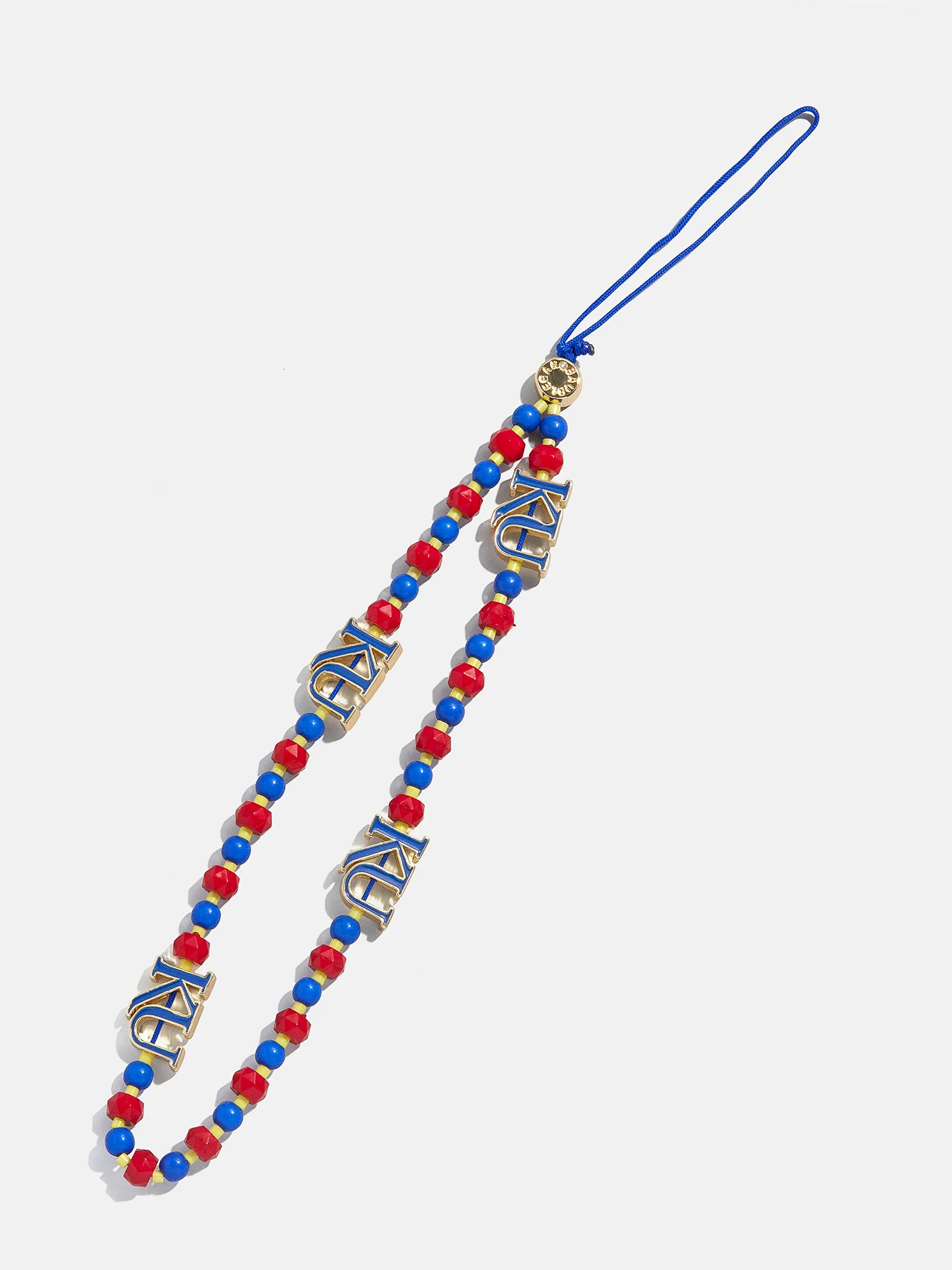 University of Kansas Beaded Phone Charm - University of Kansas | BaubleBar