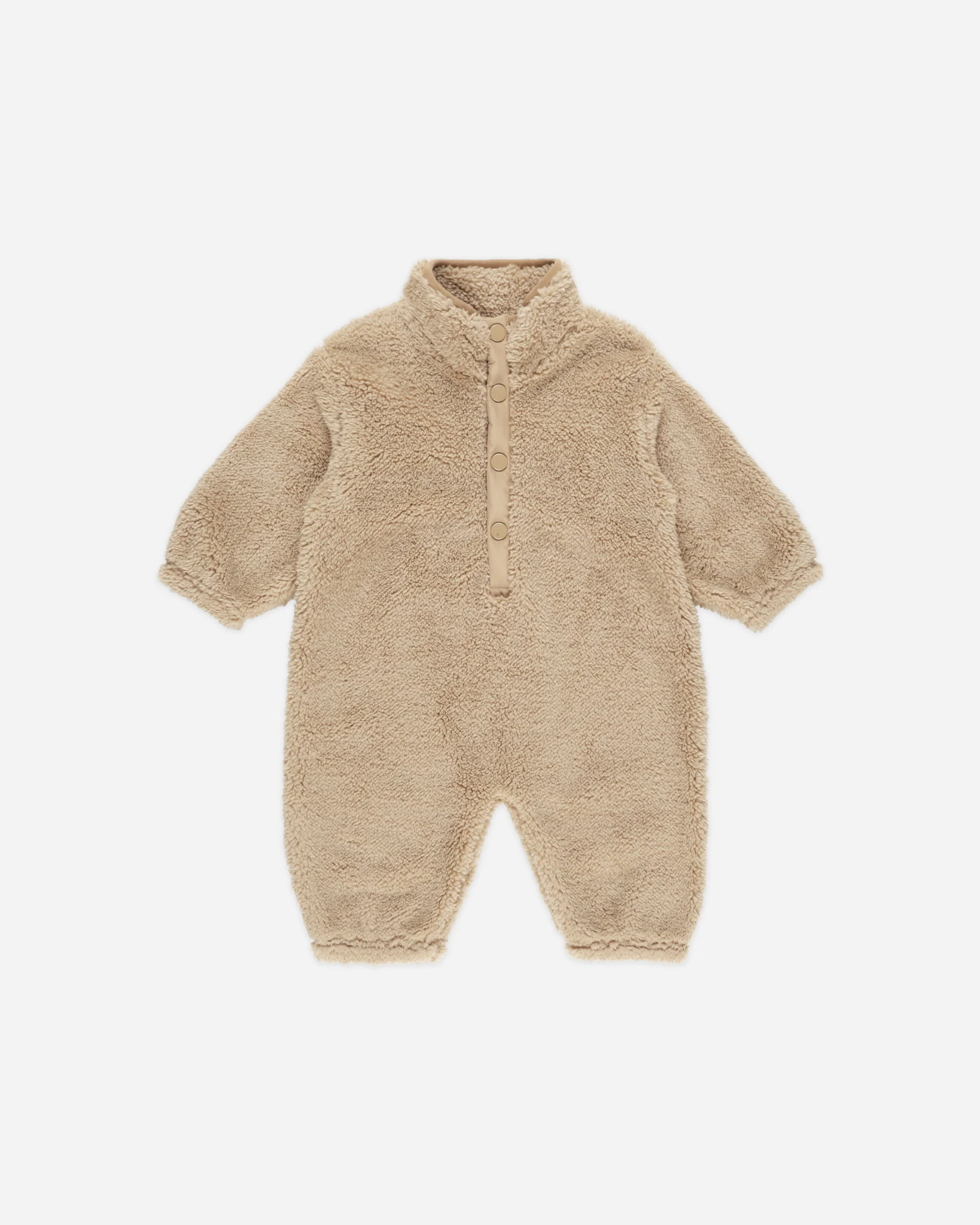 Fuzzy Winter Jumpsuit || Gold | Rylee + Cru