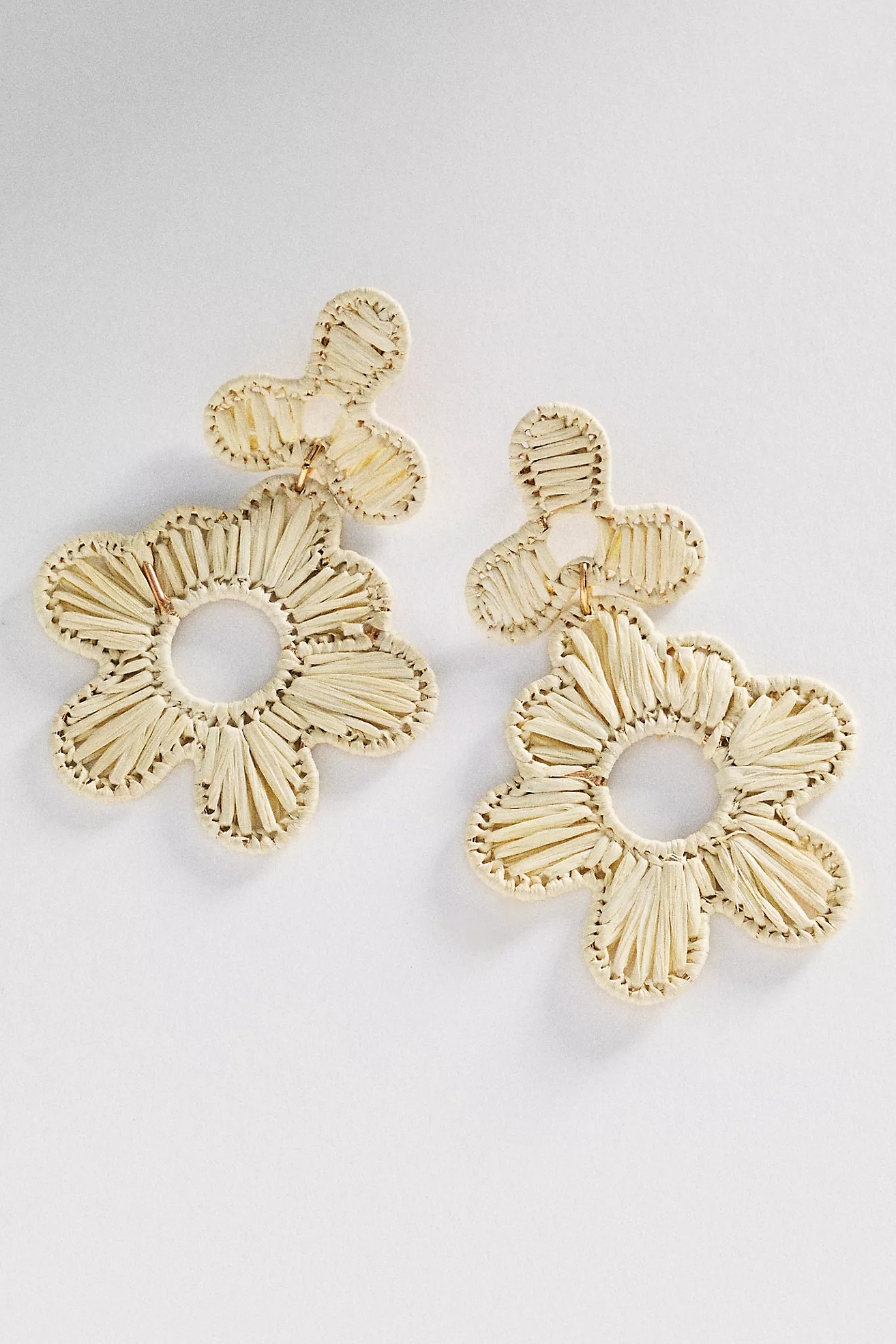 Rattan Deco Drop Earrings | Anthropologie (US)